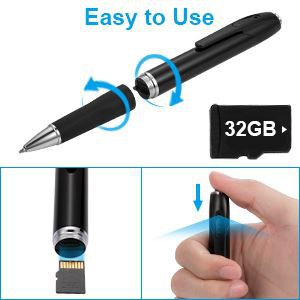 1080p HD spy pen camera
